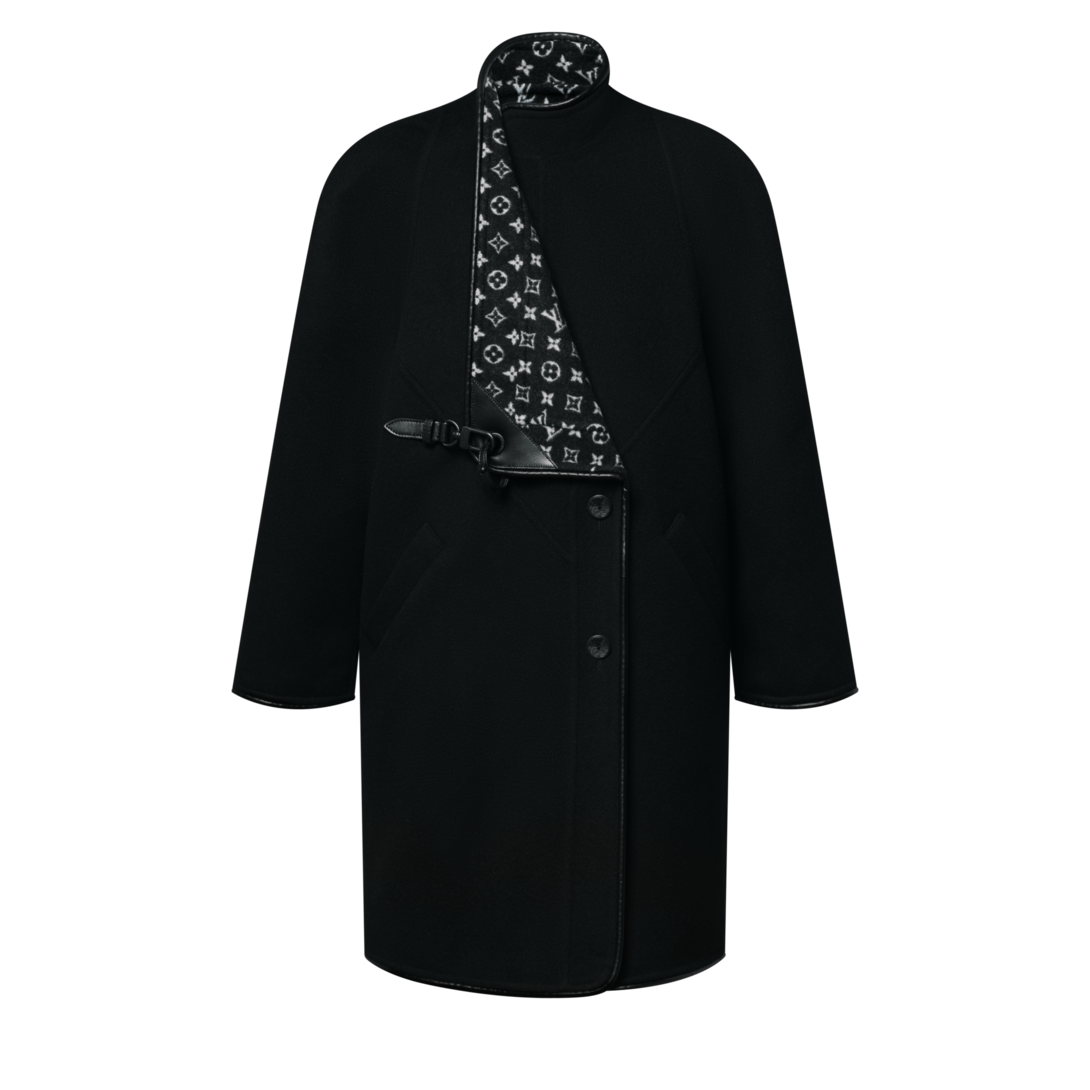 Double Face Long Clip Front Coat - Ready to Wear | LOUIS VUITTON